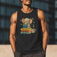 Book Lover Elephant Reading Books Library Read Books Be Kind Men Tank Top