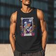 Book Lover Tarot Card The Reader Mystic Skeleton Men Tank Top Book Lover Tarot Card The Reader Mystic Skeleton Men Tank Top