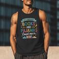 Book Lovers Reading Bedtime Cozy Pajama For Librarians Men Tank Top Book Lovers Reading Bedtime Cozy Pajama For Librarians Men Tank Top