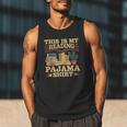 Book And Pajama This Is My Reading Pajama Bedtime Reading Men Tank Top