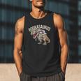 Book Reading Dinosaur T-Rex Dino Bookworm Men Tank Top Book Reading Dinosaur T-Rex Dino Bookworm Men Tank Top