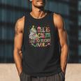 Book Tree All Is Calm Said No Teacher Ever Christmas Men Tank Top