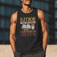 Book Writer Cliffhanger Creator Author Book Writing Novelist Men Tank Top
