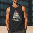 All Booked For Christmas Book Tree Lights Christmas Library Men Tank Top All Booked For Christmas Book Tree Lights Christmas Library Men Tank Top