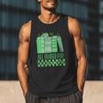 All Booked For St Patrick's Day Book Lover Lucky Shamrock Men Tank Top