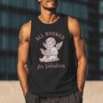 All Booked For Valentines Cute Cherub Vintage Book Lover Men Tank Top