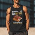 Bookmarks Are For Quitters Book Lover Saying Men Tank Top
