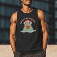 Bookmarks Are For Quitters Frog Reading Book Graphic Men Tank Top