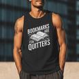 Bookmarks Quote Library Book Reader Men Tank Top