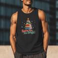 Books Make You Bright Christmas Librarian Book Lover Men Tank Top
