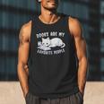 Books Are My Favorite People Cat With Coffee Mug Book Lovers Men Tank Top