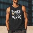 BOOKS ARE JUST WORD TACOS Men Tank Top BOOKS ARE JUST WORD TACOS Men Tank Top