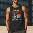 BOOKS AND MAINE COONS ARE MY THERAPY Main Coon Men Tank Top