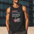 Books Saying JOMO Joy Of Missing Out For Bookworms Men Tank Top