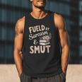 Bookworm Fueled By Sarcasm And Smut Book Reading Men Tank Top