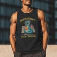 Bookworm I'm A Book Dragon Reading Books Bookish Book Lover Men Tank Top