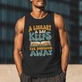 Borrow Books A Library A Day Keeps The Boredom Away Reading Men Tank Top