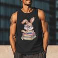 Bunny Rabbit Reading Books Rabbit Books Bunny Reader Men Tank Top Bunny Rabbit Reading Books Rabbit Books Bunny Reader Men Tank Top