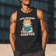 Cat Reading Books Bookworm Read One More Chapter Men Tank Top Cat Reading Books Bookworm Read One More Chapter Men Tank Top