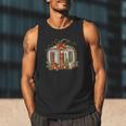 Christmas Book Pumpkin Reading Holiday Lovers Teacher Men Tank Top Christmas Book Pumpkin Reading Holiday Lovers Teacher Men Tank Top