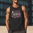 Coffee Lover Shirt Coffee And Books And Tattoos Men Women Men Tank Top Coffee Lover Shirt Coffee And Books And Tattoos Men Women Men Tank Top
