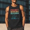 Cranky When Not Reading Retro Vintage Book Lover Men Tank Top Cranky When Not Reading Retro Vintage Book Lover Men Tank Top