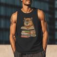 Cute Capybara Reading Books Animal Capybara Bookworms Men Tank Top