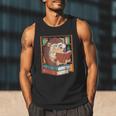 Cute Hedgehog Book Nerd Men Tank Top Cute Hedgehog Book Nerd Men Tank Top