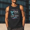 Cute Mermaid Librarian Teacher Dive Into A Good Book Reading Men Tank Top Cute Mermaid Librarian Teacher Dive Into A Good Book Reading Men Tank Top