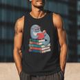 Cute Reading Seal On Books Book Lover Men Tank Top