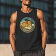 Dog Reading Book Rain Cozy Umbrella Cute Art Men Men Tank Top Dog Reading Book Rain Cozy Umbrella Cute Art Men Men Tank Top