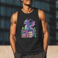Dragon Book Fantasy Reading Men Tank Top