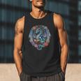 Dragon Reading Book Girls Kids Bookworm Book Lover Men Tank Top