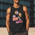 Dungeon Crawler Carl Colorful Sticker Collage LitRPG Book Men Tank Top