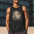 Easily Distracted By Books Book Wildflowers Book Lovers Men Tank Top Easily Distracted By Books Book Wildflowers Book Lovers Men Tank Top