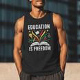 Education Is Freedom Books History Teacher Kids Men Tank Top