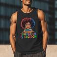 Education Is Freedom History Girl Women Book Lover Men Tank Top Education Is Freedom History Girl Women Book Lover Men Tank Top