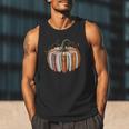 Fall Book Pumpkin Halloween Teacher Librarian Thanksgiving Men Tank Top