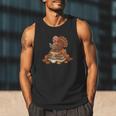 Fall Book Vintage Turkey Thanksgiving Reading Book Lovers Men Tank Top Fall Book Vintage Turkey Thanksgiving Reading Book Lovers Men Tank Top