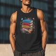 Fantasy Drama Tragedy Books Subtle Reader Librarian Flower Men Tank Top Fantasy Drama Tragedy Books Subtle Reader Librarian Flower Men Tank Top