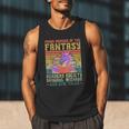 Fantasy Reader Society Reading Book Retro Bookworm Reader Men Tank Top
