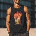 Flames And Lighter Costume For Matchbook Lovers Men Tank Top Flames And Lighter Costume For Matchbook Lovers Men Tank Top