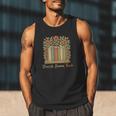 Flourish Dream Thrive Resist 84 67 Book Reading Nature Lover Men Tank Top