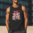 Girly Coquette Gingerbread Books And Hot Cocoa Cozy Season Men Tank Top