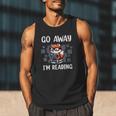 Go Away I'm Reading Book Reader Cute Fox Librarians Men Tank Top Go Away I'm Reading Book Reader Cute Fox Librarians Men Tank Top
