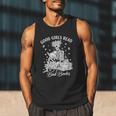 Good Girls Read Bad Books Skeleton Reading Book Halloween Men Tank Top Good Girls Read Bad Books Skeleton Reading Book Halloween Men Tank Top