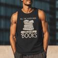 All The Good Men Are In My Books Romance Novel Men Tank Top