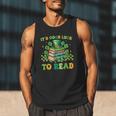 Goods Luck Read Librarian Book Patrick Days Shamrock Clover Men Tank Top Goods Luck Read Librarian Book Patrick Days Shamrock Clover Men Tank Top