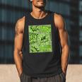 Green Comic Book Green Graphic Men Tank Top