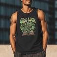 Groovy It's Good Luck To Read St Patrick's Day Book Lucky Men Tank Top